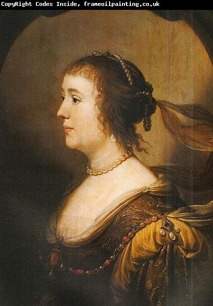 Gerrit van Honthorst Portrait of Amelia van Solms